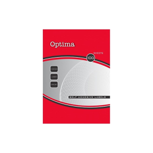 OPTIMA Etikett optima 32121 25,4x10mm 18900 címke/doboz 100 ív/doboz