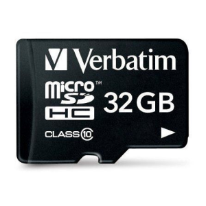 Verbatim 32GB SD HC micro memória kártya Verbatim + adapter (Class 10) (44083) (44083)