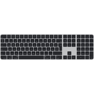 Apple Magic Keyboard Touch ID-val és számbillentyűzettel Apple chip, fekete, Magyar kiosztás (mmmr3mg/a)