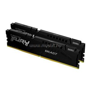 Kingston FURY Beast Black DDR5 64GB 4800MHz CL38 DIMM (Kit of 2) KF548C38BBK2-64