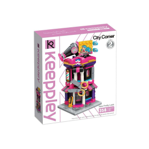 QMAN QMAN® C0111 Keeppley | lego-kompatibilis építőjáték | 358 db építőkocka | Fodrász Ház