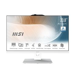 MSI Modern AM242P 11M All-in-One PC (fehér) | Intel Core i5-1135G7 2.4 | 64GB DDR4 | 1000GB SSD | 0GB HDD | Intel Iris Xe Graphics | W11 HOME