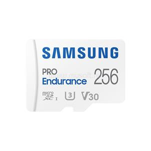 Samsung MicroSD kártya - 256GB MB-MJ256KA/EU (PRO Endurance, Class10, R100/W40, adapter, 256GB) (MB-MJ256KA/EU)