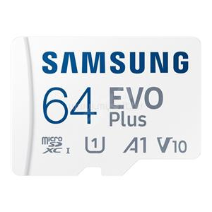 Samsung MicroSD kártya - 64GB MB-MJ64KA/EU (PRO Endurance, Class10, R100/W30, adapter, 64GB) (MB-MJ64KA/EU)