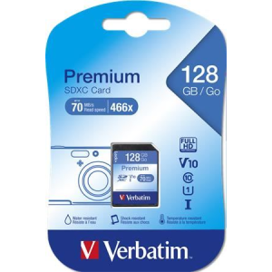 Verbatim 128GB SDXC Verbatim UHS-I Premium memóriakártya (44025) (44025)