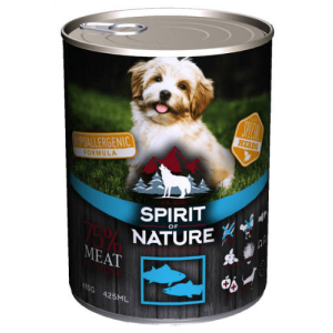  Spirit of Nature Dog HYPOALLERGEN konzerv Hal 415g
