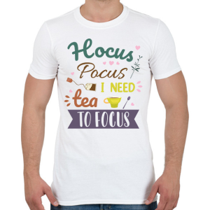 PRINTFASHION Hocus Pocus tea - Férfi póló - Fehér