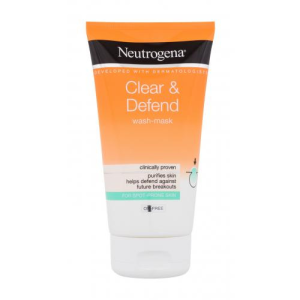 Neutrogena Clear & Defend Wash-Mask arcpakolás 150 ml nőknek