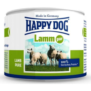 Happy Dog Lamm Pur - Bárányhúsos konzerv (24 x 200 g) 4.8 kg