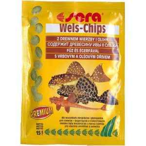 Sera Wels-Chips díszhaltáp (zacskós) 15 g