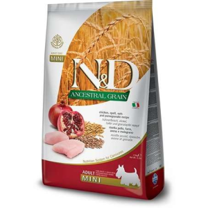 Natural & Delicious; Farmina N&amp;D Low Grain Csirke+Gránátalma Kistestű Kölyök 800g
