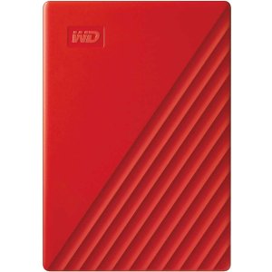 Western Digital My Passport 2,5&quot; 2TB USB 3.2 piros külső merevlemez