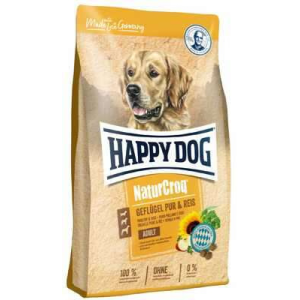 Happy Dog NATUR-CROQ GEFLÜGEL and REIS Baromfi rizs 1 kg száraz kutyaeledel kutyatáp