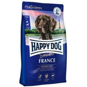 Happy Dog SUPREME FRANCE 1 kg Ínyenc kacsa gluténmentes gabonamentes száraz kutyaeledel kutyatáp