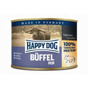 Happy Dog BÜFFEL PUR Bivaly 12×200 gr kutyakonzerv