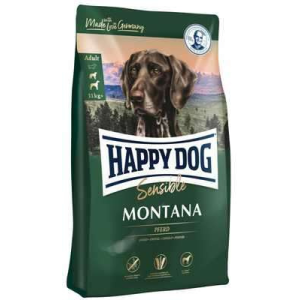 Happy Dog SUPREME MONTANA 1 kg Lóhús gluténmentes burgonyával száraz kutyaeledel kutyatáp