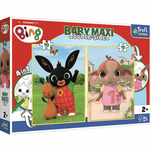 Trefl Bing és barátai kétoldalas 4 az 1-ben Baby Maxi puzzle 2×10 db-os – Trefl