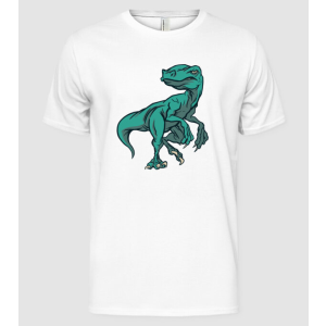 Pólómánia Raptor Dinoszaurusz - Férfi Alap póló