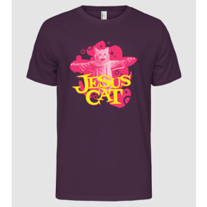 Pólómánia Jesus Cat - Férfi Alap póló