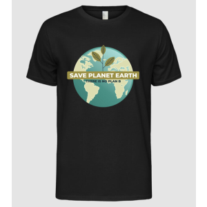 Pólómánia Mentsük meg a Földet, nincs másik bolygó - Férfi Alap póló