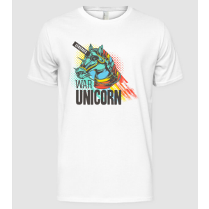 Pólómánia War Unicorn - Férfi Alap póló