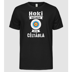 Pólómánia Edző vagyok nem céltábla HOKI - Férfi Alap póló