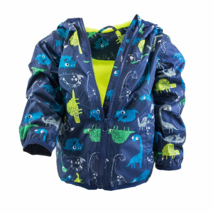 Pidilidi Fiú tavaszi/őszi kabát mintával és kapucnival, Pidilidi, PD1092, kék - 92/98