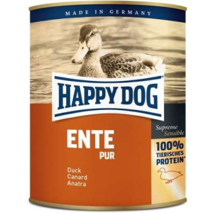 Happy Dog Ente Pur - Kacsahúsos konzerv (12 x 800 g) 9.6 kg