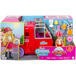 Mattel Barbie: Chelsea tűzoltóautó játékszett - Mattel