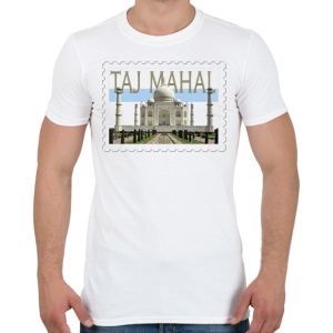 PRINTFASHION Taj Mahal - Férfi póló - Fehér