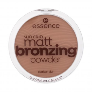 Essence Sun Club Matt Bronzing Powder bronzosító 15 g nőknek 02 Sunny