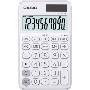 Casio Zsebszámológép 10 digit Casio SL 310 fehér