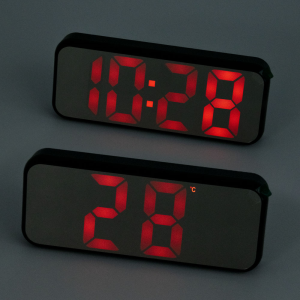 Robi Digitális ébresztőóra LED kijelzővel, 15 x 5,5 x 2 cm (DCX-668)