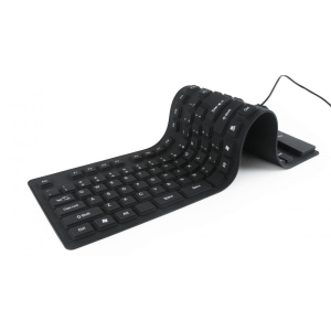 Gembird Flexible Keyboard &amp; OTG adapter Black US