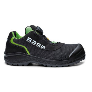 Base Be-Ready munkavédelmi cipő S1P ESD SRC (fekete/zöld, 37)
