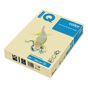IQ Fénymásolópapír színes IQ Color A/4 80 gr pasztel krém CR20 500 ív/csomag