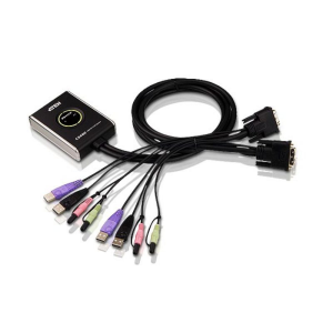 ATEN CS682 KVM Switch 2PC USB DVI + kábel