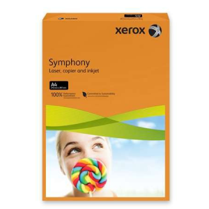 Xerox Másolópapír, színes, A4, 80 g, XEROX &quot;Symphony&quot;, narancs (intenzív)