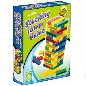 Magic Toys Színes toronyépítő jenga társasjáték