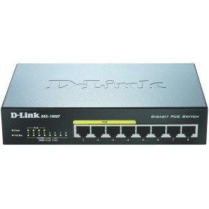D-Link DGS-1008P/E 8 Port Gigabit Ethernet PoE Switch