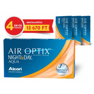 Air Optix Night & Day Aqua - 4 doboz (6 db/doboz)