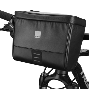 SAHOO Univerzális biciklis táska, kormányra szerelhető, 2L, fekete, vízálló, Sahoo 112049 (K)