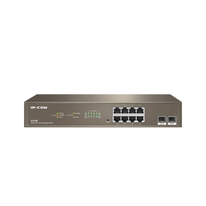 IP-COM 8x 10/100/1000 + 2x SFP vezérelhető switch (G3310F) (G3310F)