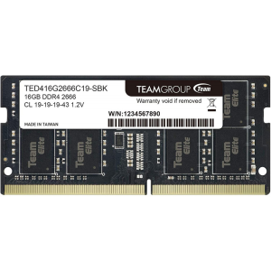 Teamgroup 16GB DDR4 2666MHz SODIMM Elite