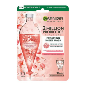Garnier Skin Naturals 2 Million Probiotics Repairing Sheet Mask arcpakolás 1 db nőknek