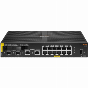 HP Enterprise Aruba 6100 12G + 2G/2SFP+ POE+ (139W) 2G/2SFP+ Switch RM M (JL679A) - Ethernet Switch