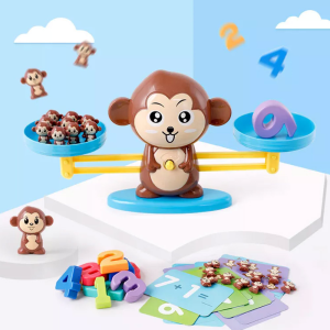 Játékos Monkey Balance társasjáték gyerekeknek / 5+