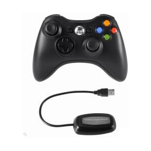 PRC vezeték nélküli Xbox 360/PC USB adapterrel rózsaszín kontroller