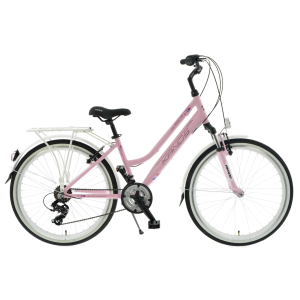KANDS ® Aurelia Gyerek kerékpár Alumínium 140-160 cm magasság 18 fokozat, Rózsaszín