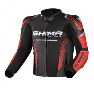 Shima Motoros kabát Shima STR 2.0 fekete-piros